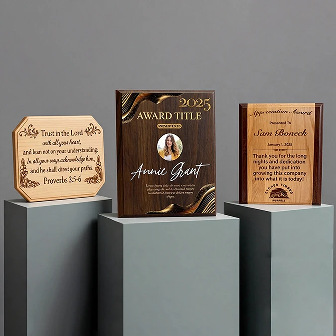 Solid Wood Plaque high quality